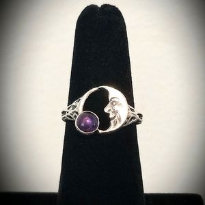 925 amethyst ring